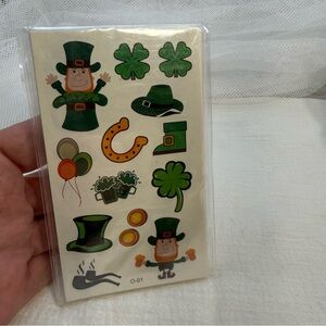 St. Patrick's Day Themed Temporary Tattoos - NWT - 20 Sheets Total